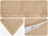 Cushion with Pillow HOUTEN 6 pcs Cream Faux Linen 934595