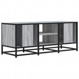 TV Cabinet Grey Sonoma 100x35x41 cm Engineered Wood and Metal 848837
