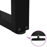Dining Table Legs V-Shape 2 pcs Black 90x cm Steel 4012652