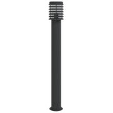 ZNTS Outdoor Floor Lamp Black 110cm Stainless Steel 4006363