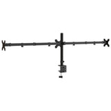 Triple Monitor Stand Black Steel VESA 75/100 mm 358003