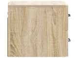 Wall-Mounted Bedside Cabinet Sonoma Oak 34.5 x 33 x 40 cm 898979