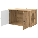 Cat House Artisian Oak 85 x 55 x 50.5 cm Engineered Wood 8000733