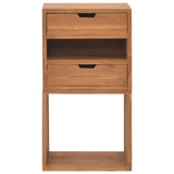 Storage Cabinet 40x30x76 cm Solid Teak Wood 326129