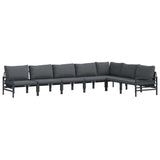 Garden Sofa Set Anthracite Steel 3378992