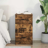 Bedside Cabinet Smoked oak 38 x 38 x 66 cm Engineered wood 883379