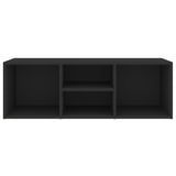 Shoe Storage Bench Black 105x35x35 cm Engineered Wood 804464