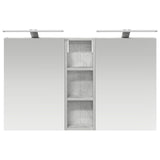 Bathroom Cabinet Set 3 pcs 100 x 10.5 x 60.5 cm Engineered wood 3403707