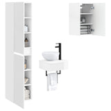 Bathroom Furniture Set 3 pcs High Gloss White 3406047