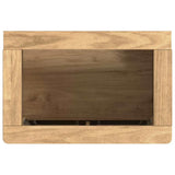 Bathroom Sink Cabinet with Door FLORO Wax brown 60 x 40 x 80 cm 42011241