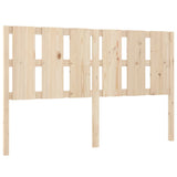 Bed Headboard 155.5x4x100 cm Solid Wood Pine 817995