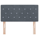 Headboard with Headboard Dark Grey 100 cm Faux Leather 42007082