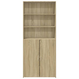 Highboard Sonoma Oak 80x42.5x185 cm Engineered Wood 3281380