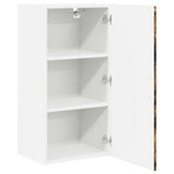 Wall Cabinet PORTO Smoked Oak 40 x 31 x 80 cm Engineered Wood 885380