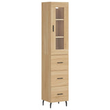 Highboard Sonoma Oak 34.5x34x180 cm Engineered Wood 3199252