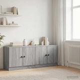 Storage Cabinet for Loft Bed 2 pcs Grey Sonoma 66 x 35 x 48 cm 893720