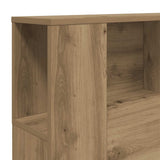 Headboard Cabinet Artisan Oak 160x18.5x103.5 cm Engineered Wood 856883