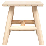 Side Table 49x49x50 cm Solid Wood Spruce 363351