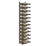 Wall-mounted Wine Rack for 24 Bottles Black Iron 289557