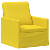 Sofa Set 2 pcs Light Yellow Fabric 3433157