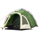 ZNTS Camping Tent Dome 3-Person Green Quick Release 4004222