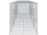 Gabion Basket with Cover 600x100x150 cm Galvanised Iron 3295218