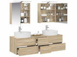 Bathroom Furniture Set 5 pcs Sonoma Oak 3406913
