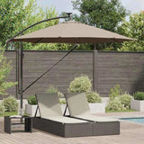Umbrella Taupe 294 x 294 x 248 cm Polyester and Aluminium 42003386