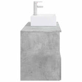 Bathroom Furniture Set 2 pcs Concrete Grey Engineered Wood 3404057