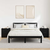Bedside Cabinet 2 pcs Black Oak 45 x 39 x 50cm Engineered Wood 880509