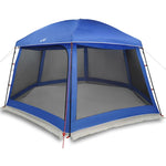 ZNTS Pool Tent with Removable Fly & Mesh Walls Azure Blue 512x458 cm 4100625