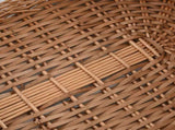 Firewood Basket with Carrying Handles 78x54x34 cm Natural Willow 286983