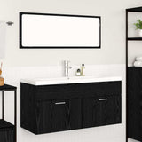 Bathroom Cabinet Black Oak 100 x 38.5 x 46 cm Engineered Wood 3416131
