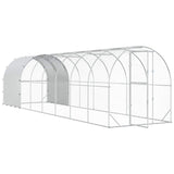 Chicken Coop Silver 800 x 200 x 200 cm Galvanised Steel 3434683