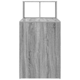 Desk with Shelf Grey Sonoma 108 x 55 x 103.5 cm Engineered Wood 869463