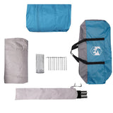 Family Tent Cabin 6-Person Blue Waterproof 4009567
