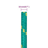 Boat Rope Green 18 mm 100 m Polypropylene 152737
