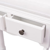 Clothing Rack with Cabinet Wood White 242751