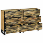 Sideboards 2 pcs Brown 60 x 33.5 x 75 cm Solid mango wood 3310040
