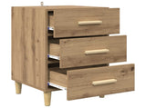 Bedside Cabinet Artisan Oak 40 x 40 x 66 cm Engineered Wood 880614