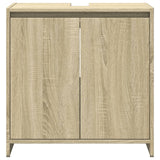 3 Piece Bathroom Furniture Set Sonoma Oak Engineered Wood 3324974