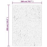 Rug IZA Short Pile Scandinavian Look Cream 200x280 cm 375443