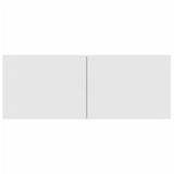 6 Piece TV Cabinet Set White Engineered Wood 3114462