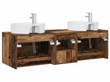 Bathroom Cabinet Set 3 pcs Old Wood 49.5 x 44.5 x 65 cm 3405881