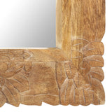Mirror 80x50 cm Solid Mango Wood 321636