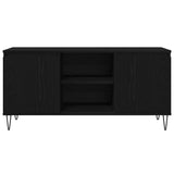 TV Cabinet Black Oak 104 x 35 x 50 cm Engineered Wood 881934