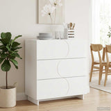 Sideboard White 70 x 38 x 75 cm Engineered Wood 8011522