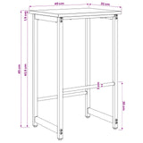 Bar Stool 2 pcs Old Wood 40 x 32 x 64 cm Engineered Wood 8006190