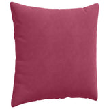 Sofa Pillows 2 pcs Wine Red 80 x 80 cm Corduroy Fabric 42014062