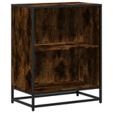 Book Cabinet Smoked Oak 60x35x76 cm Engineered Wood 849101